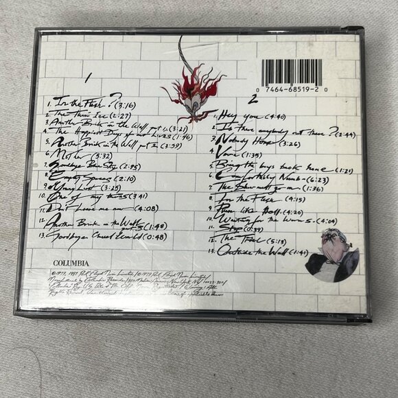 Pink Floyd "The Wall" 2-Disc CD Columbia Records Classic Rock Album @1979 - Picture 2 of 10